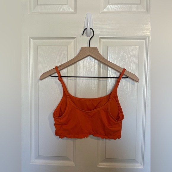 Aerie Scoop Sunburst Orange Bikini Top - Picture 2 of 3